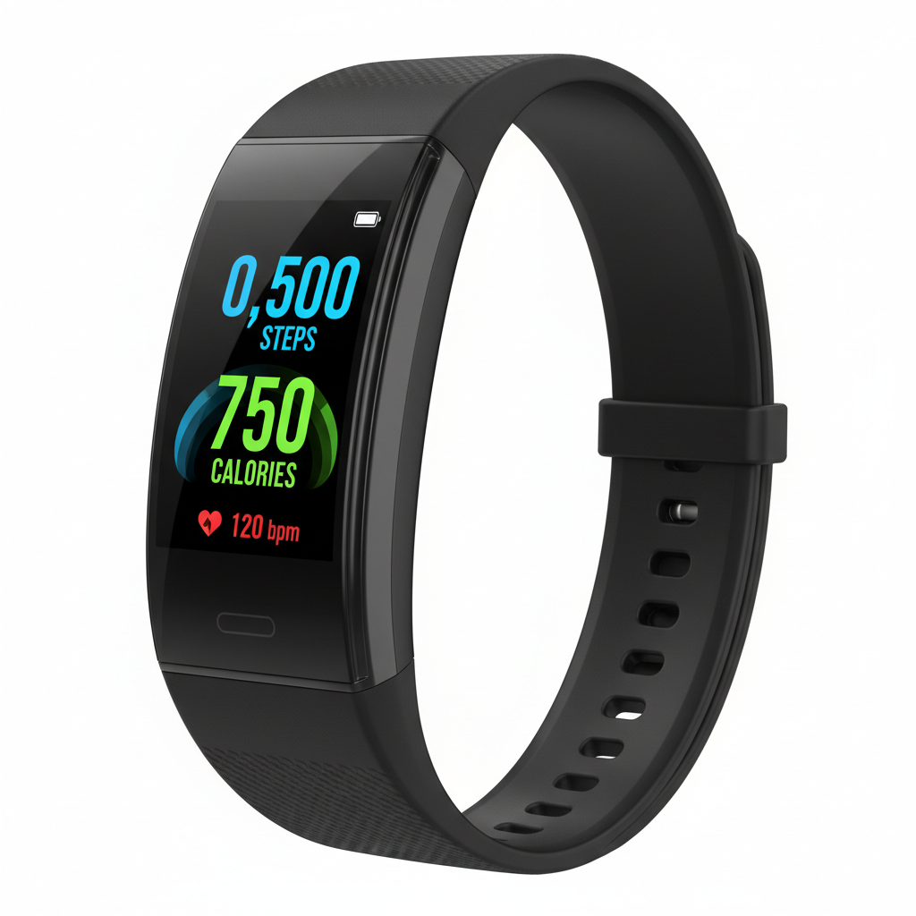 Fitness Tracker Band AMOLED