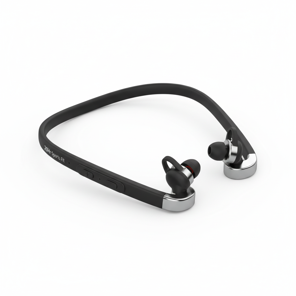 Neckband Wireless Earphones Magnetic Clasp