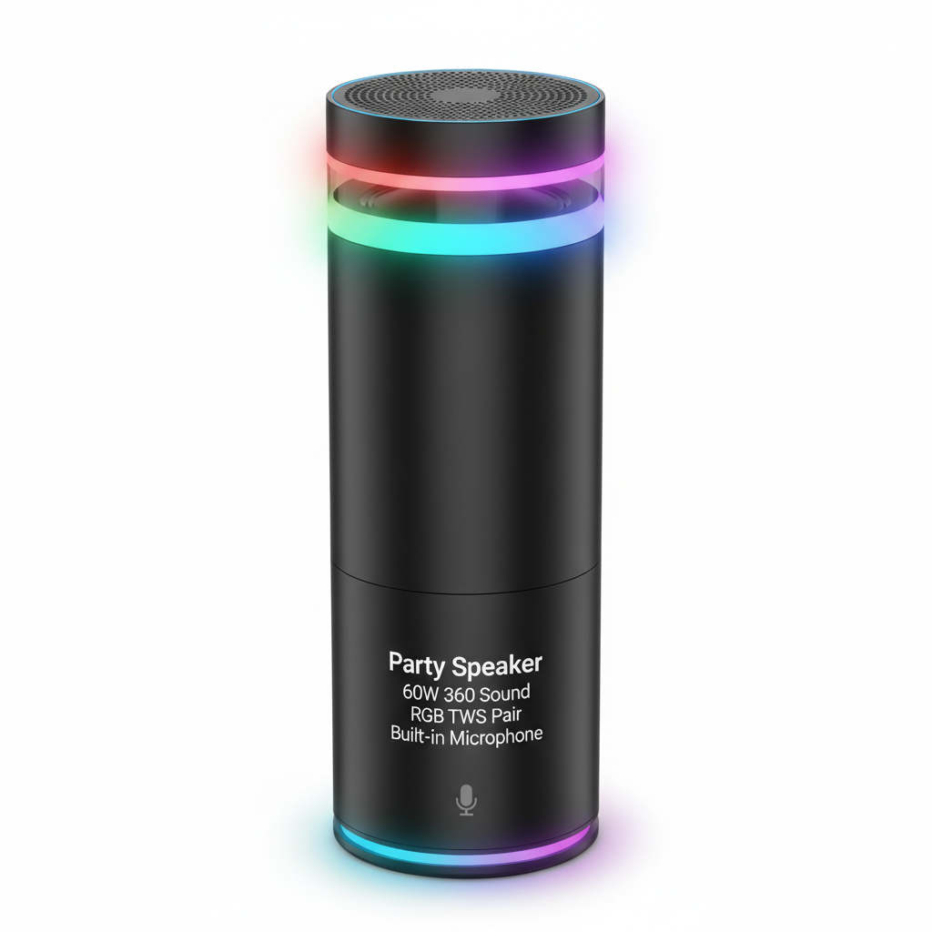 Party Speaker 60W 360 Sound RGB