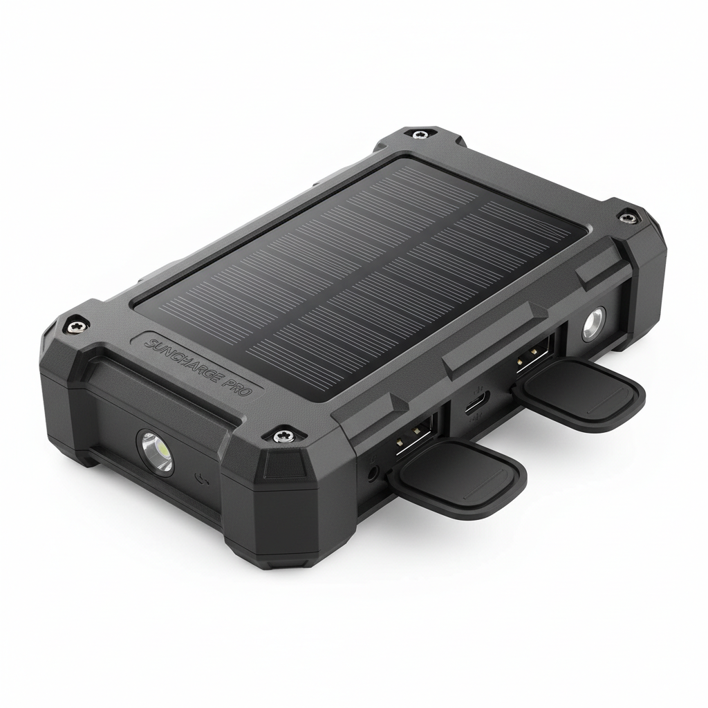 Solar Power Bank 30000mAh — Portable Charger | Kinsperatech