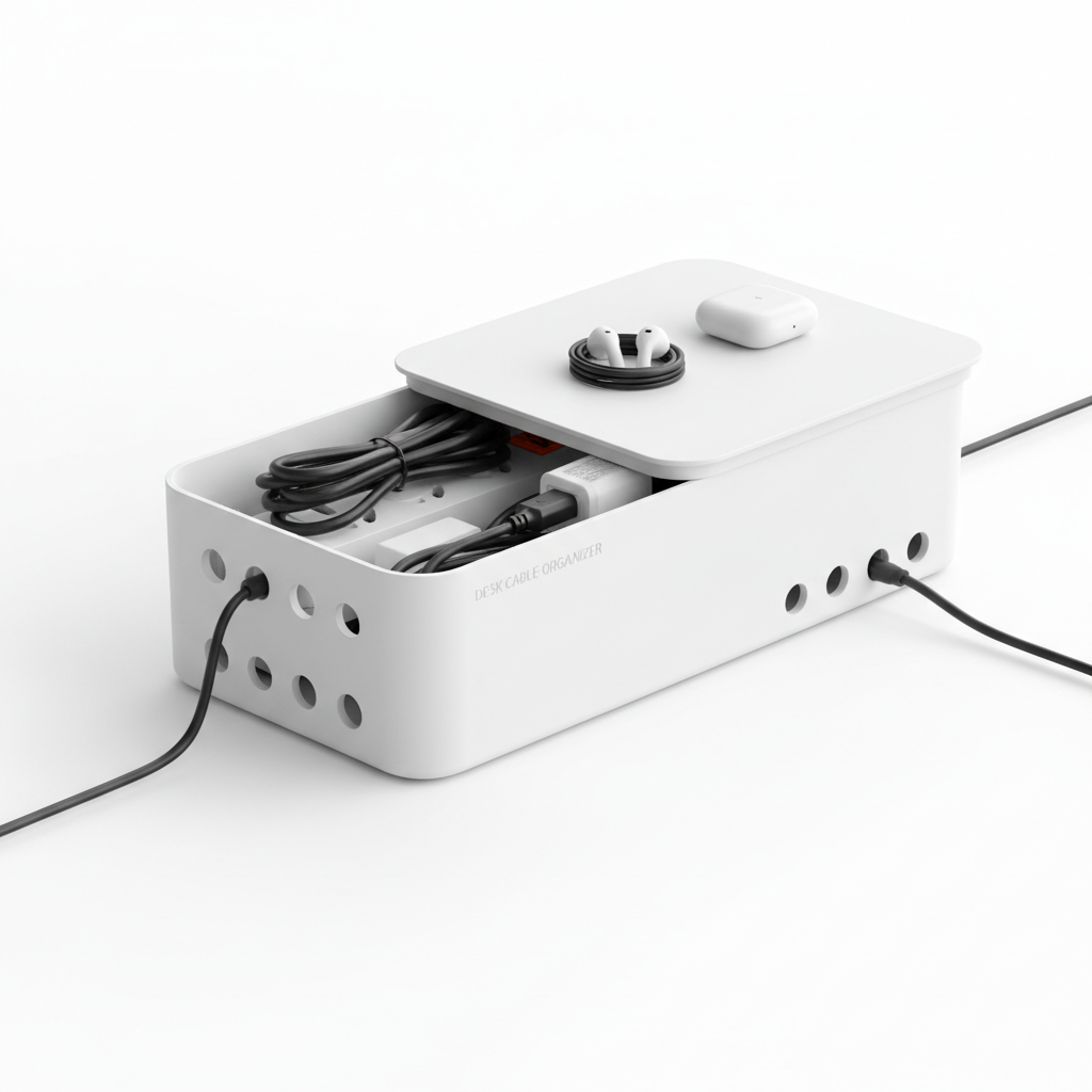 Desk Cable Management Box