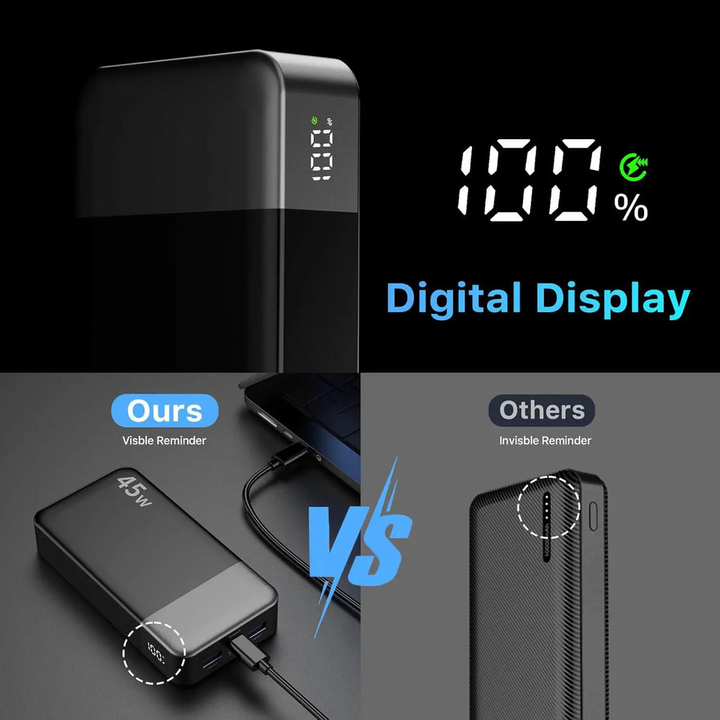 20000mAh 45W PD Portable Charger specifications — Portable Charger | Kinsperatech