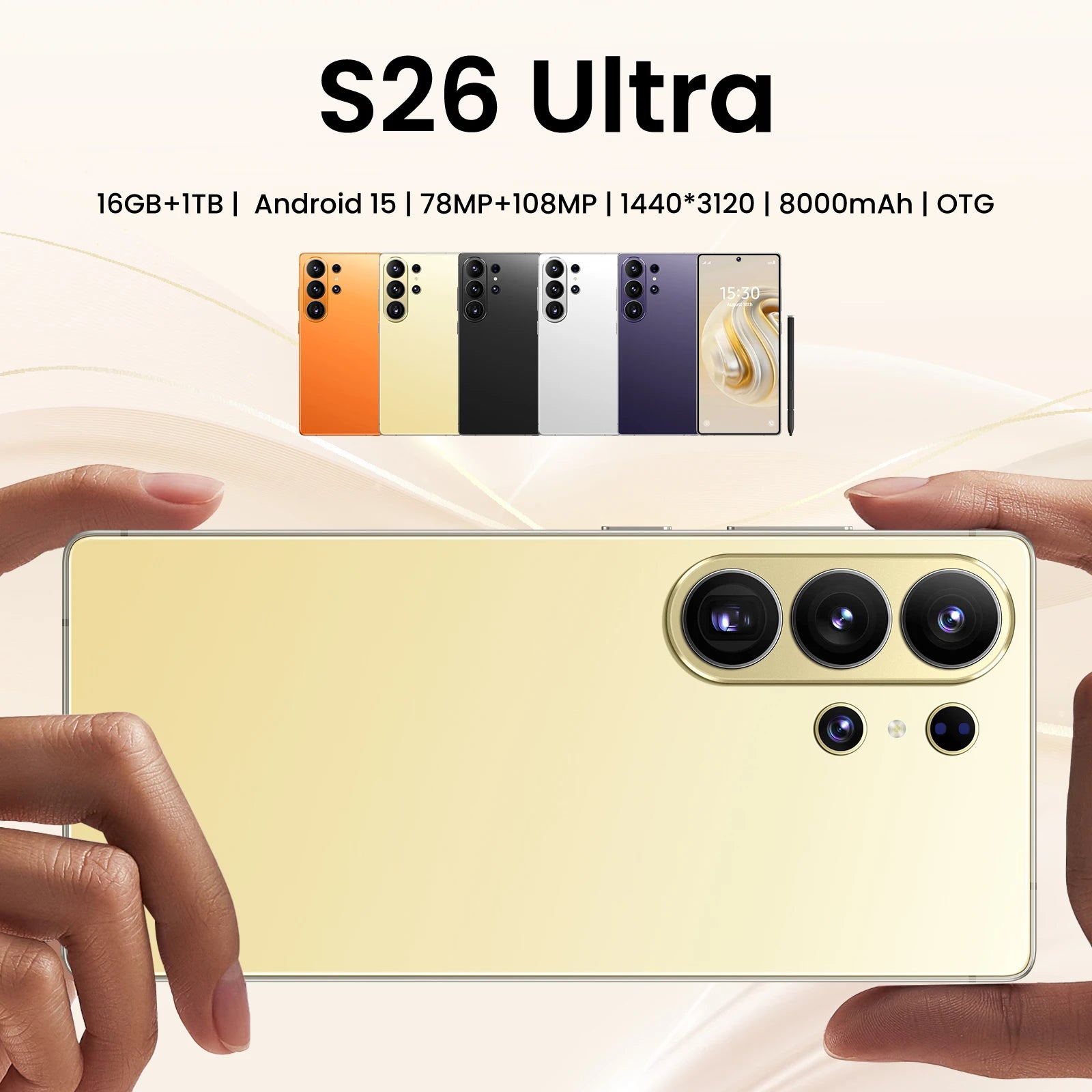 S26 Ultra Smartphone color options — Smartphone | Kinsperatech