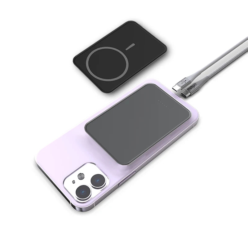 Magnetic Wireless Power Bank packaging — Portable Charger | Kinsperatech