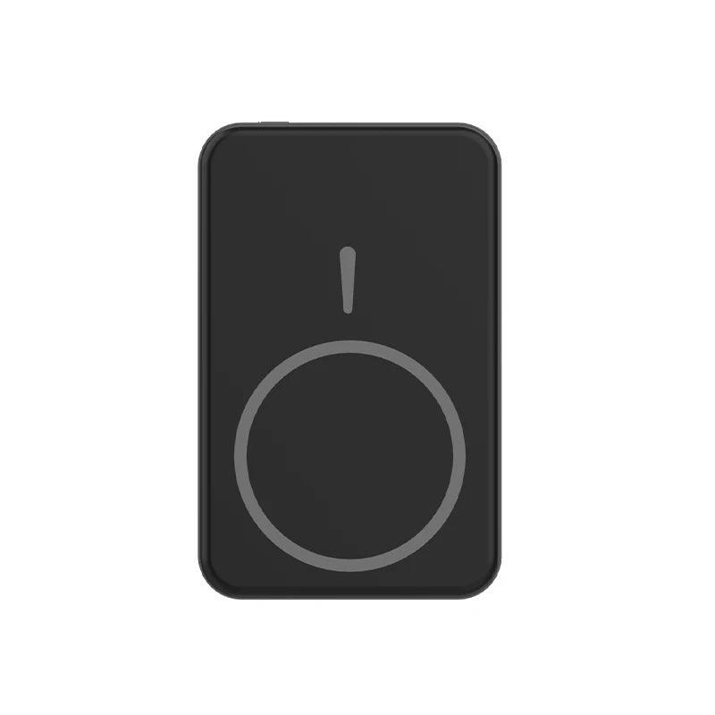 Magnetic Wireless Power Bank side view — Portable Charger | Kinsperatech