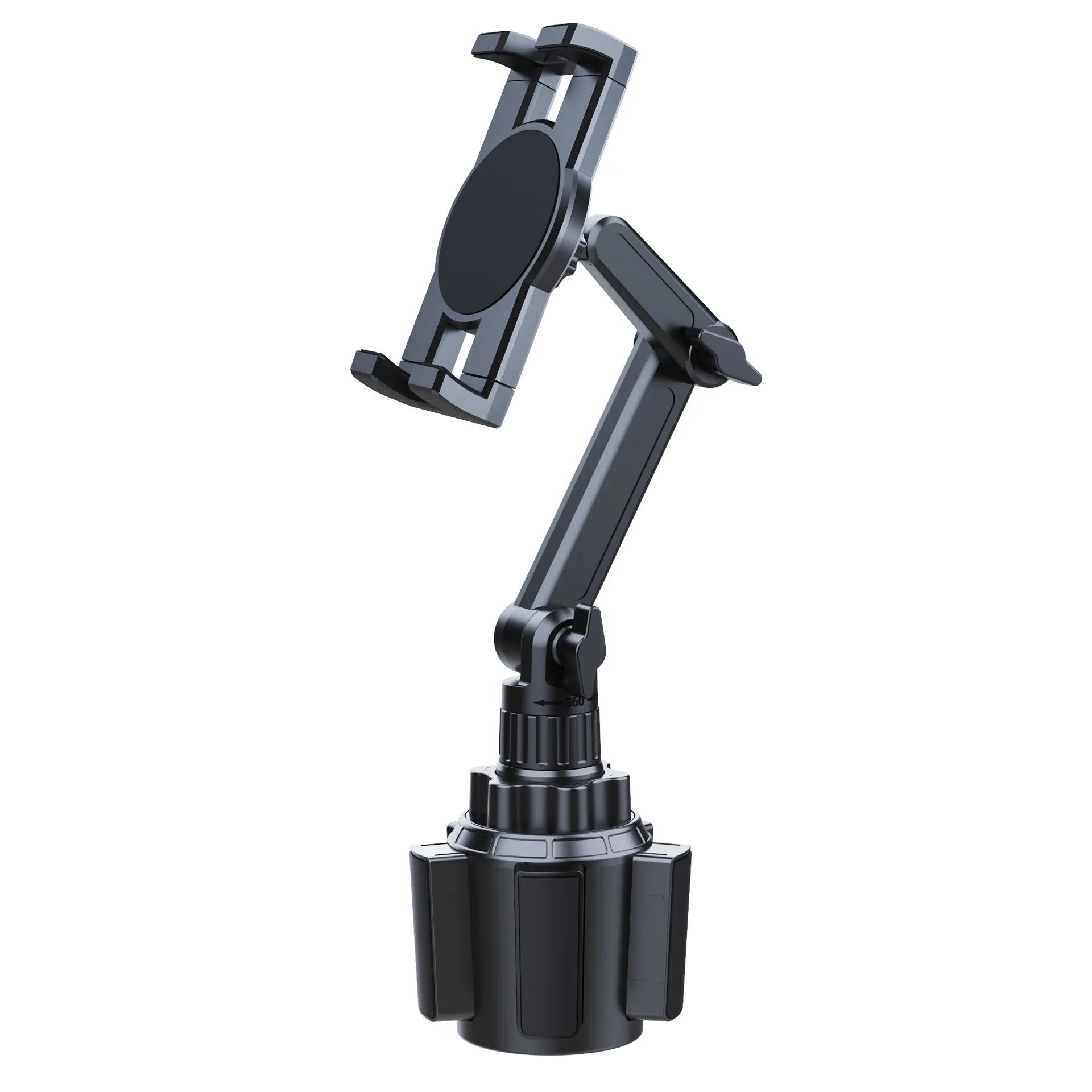 Universal Car Console Phone & Tablet Mount side view — Car Gadget | Kinsperatech