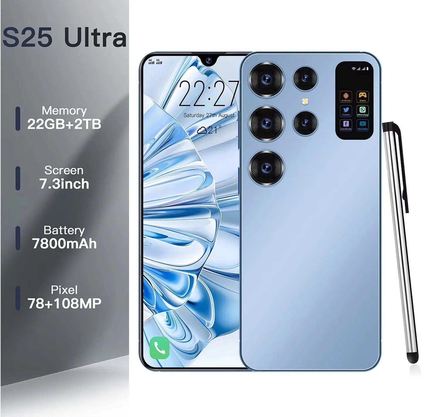 S25 Ultra 5G Smartphone detail view — Smartphone | Kinsperatech