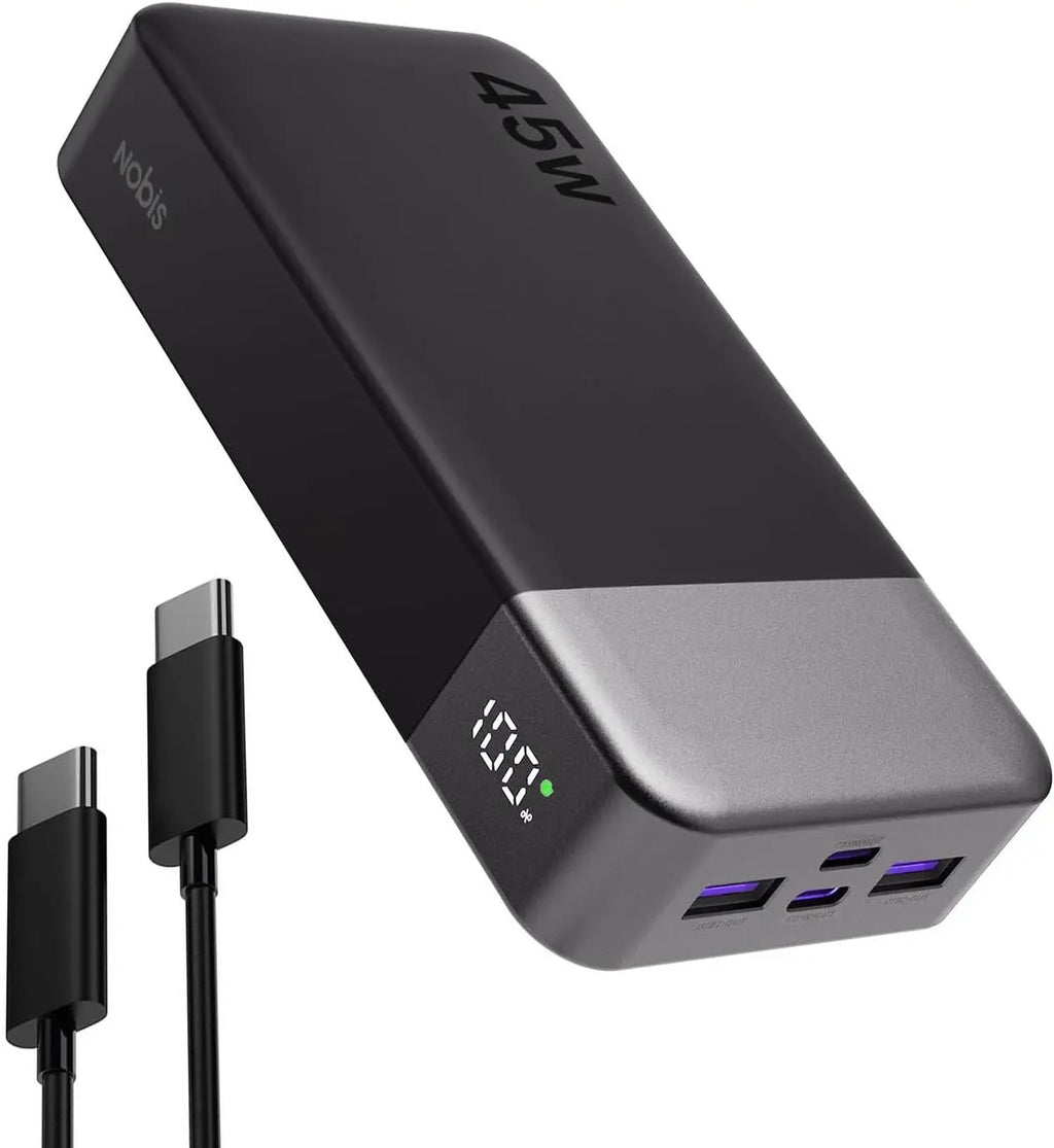 20000mAh 45W PD Portable Charger detail view — Portable Charger | Kinsperatech