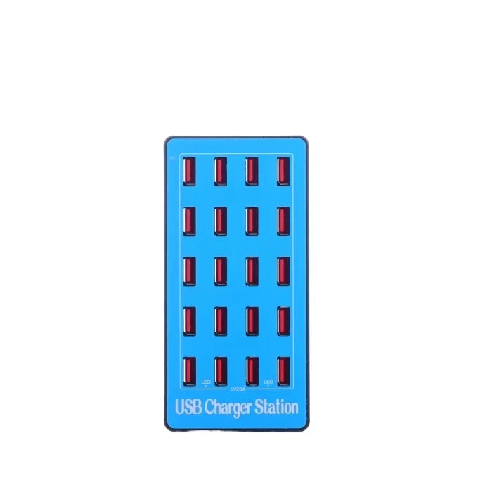 20-Port 100W USB Charging Station for Smartphones & Tablets — Charging Station | Kinsperatech