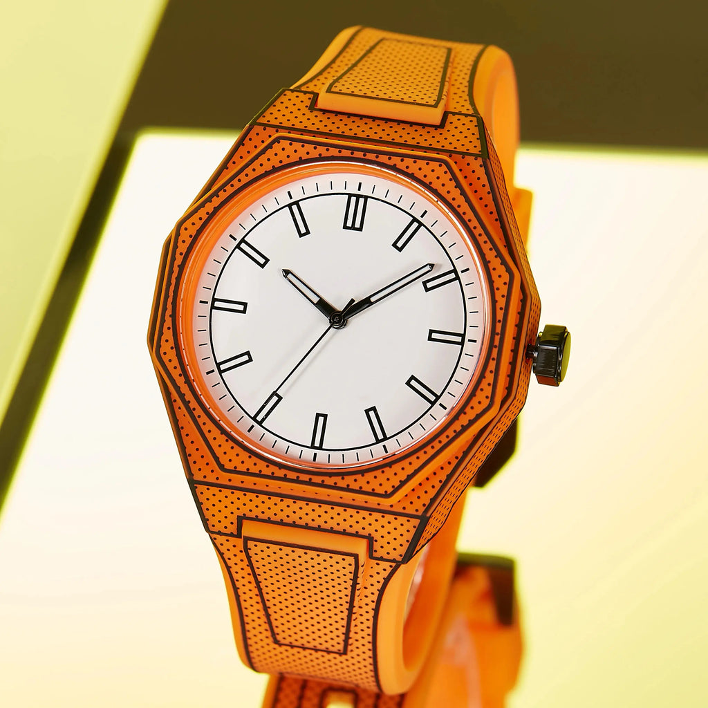 Men's 3D Style Quartz Watch side view — Watch | Kinsperatech
