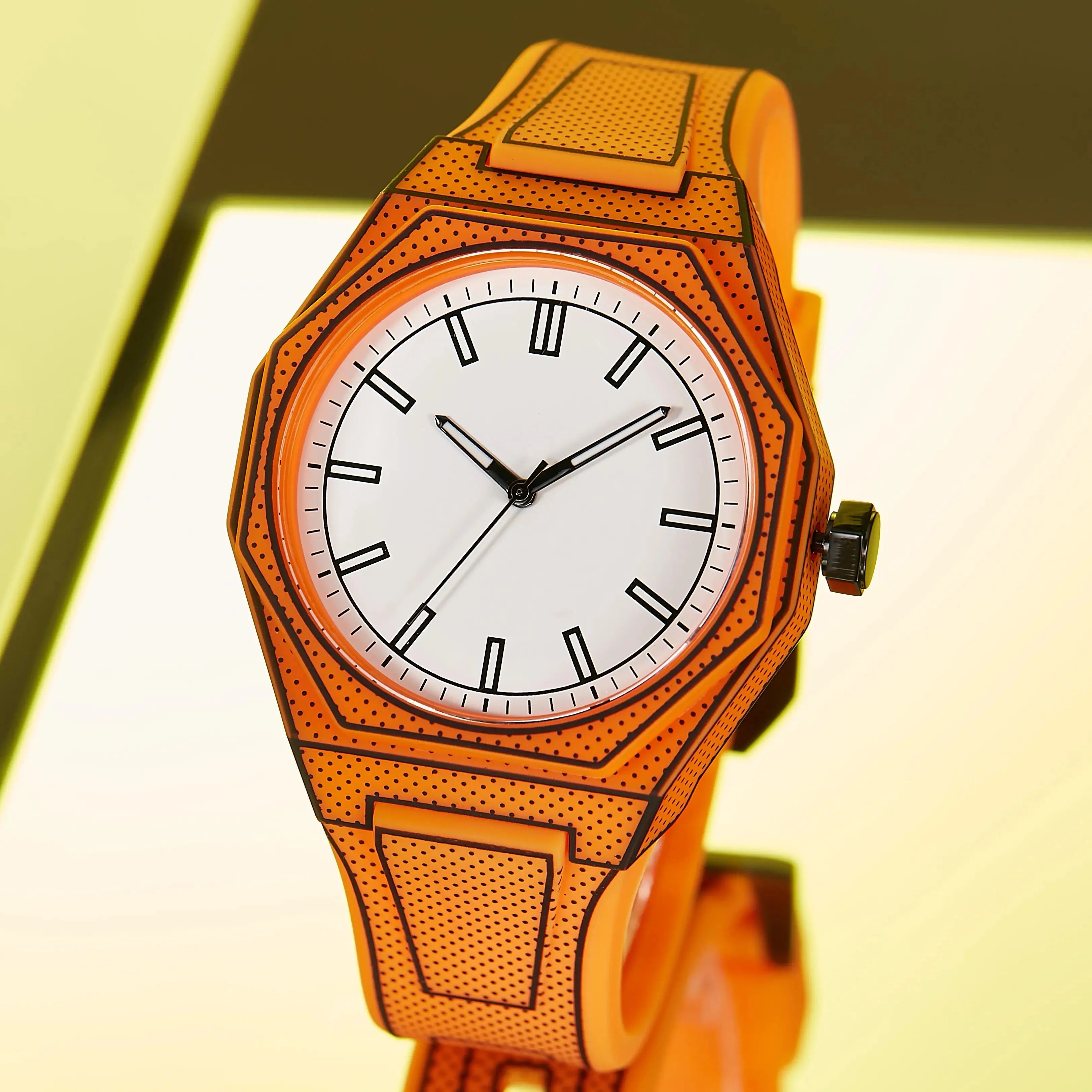 Men's 3D Style Quartz Watch side view — Watch | Kinsperatech