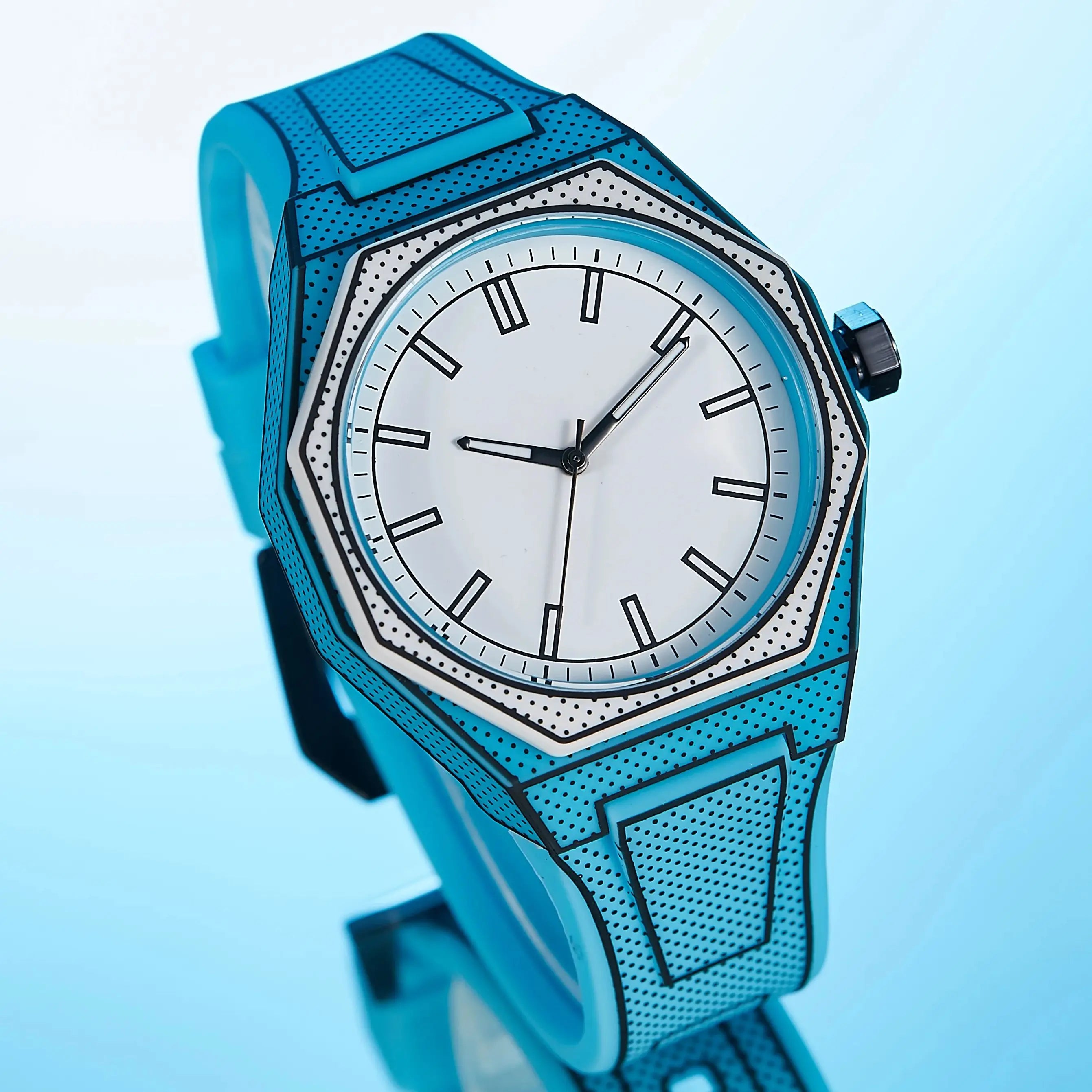 Men's 3D Style Quartz Watch detail view — Watch | Kinsperatech