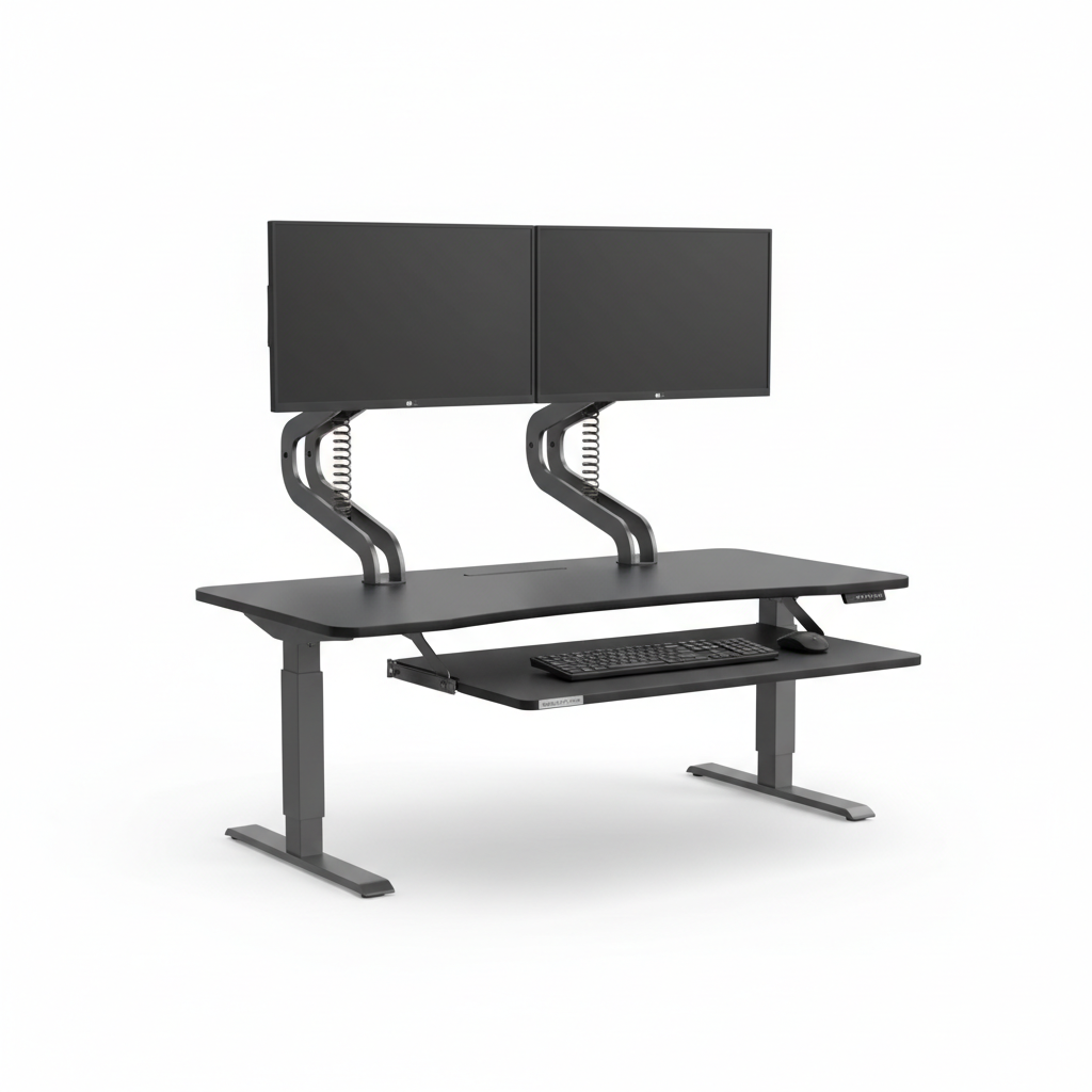 Adjustable Standing Desk Converter studio shot