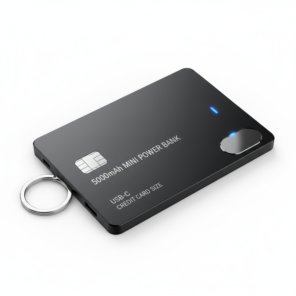 5000mAh Mini Power Bank Card Size